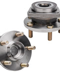 2-Piece Front Wheel Bearing Hub Assembly For Subaru Legacy And Outback 2005-2014, 5 Lug, ABS Encoder, 4-Bolt Flange, side view