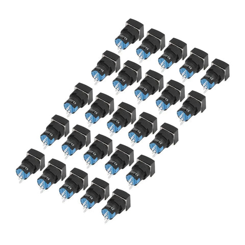 25 Pcs Key Selector Switch Self Locking Silver Metal 2 Positions Machine Tools With Keys And Seal Ring Durable Build Performance Industrial Grade Equipment Big Time Pros Need Zero Headaches Fast Easy Install No Brainer Deal, 25 black 16mm selector switches