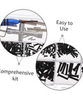 RC Car Screw Kit With Fasteners And Gasket Pro Grade Repair Tools Set showing metric screws, nuts, and bolts in a case