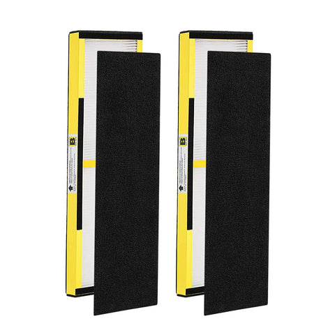 Three Pack FLT4825 Filter B Premium Replacement with Activated Carbon Pre Filters for AC4825 AC4300 AC4800 AC4900 AC4850 AC4820.