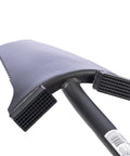 Close-up of Heavy Duty All Steel Long Handle Garden Shovel For Digging And Landscaping Built To Last With Rugged Blade And Comfortable Grip