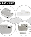 Product details of Push To Open Mini Cabinet Latch With Automatic Lock, Steel Spring Catch and Nylon Roller, and screws