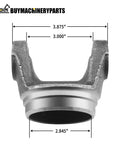 Heavy Duty Driveshaft Tube Yoke Replacement For 1350 Series U Joint With 3.000 Inch Tube Size And.083 Wall Thickness showing measurements.