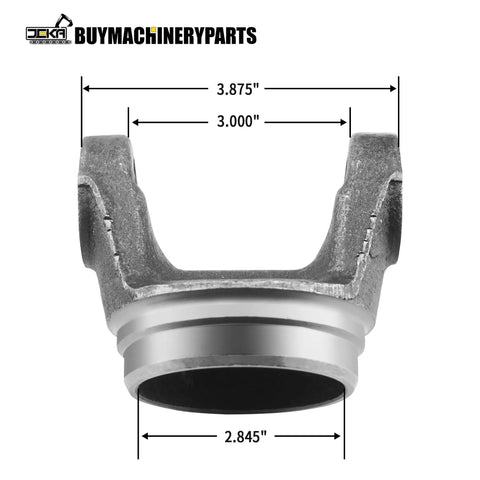 Heavy Duty Driveshaft Tube Yoke Replacement For 1350 Series U Joint With 3.000 Inch Tube Size And.083 Wall Thickness showing measurements.