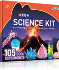 Hands On Science Kit For Kids Aged 8 To 12 With 105 Cool Experiments Including Volcano And Chemistry, STEM Toys Box