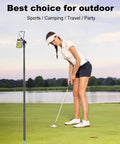 57 Inch Golf Monopod Selfie Stick With Magnetic Phone Holder Mount For Recording Swings And Putting on golf course