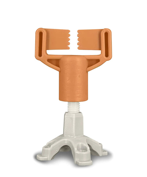 RailFin Concrete Screed Chair For One Quarter Inch Flat Rolled Steel Rails Stay In Place Slab Support Non Corrosive Made In USA Pack Of 100