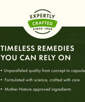 Calcium Complex 500 Mg With Carbonate, Aspartate And Citrate, 100 Tablets banner stating expertly crafted since 1969 with quality emphasis.