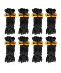 8 Pack 4mm Reflective Tent Guylines with Aluminum Adjuster Tensioner Ultralight Camping Ropes for fast setup tents tarps hiking