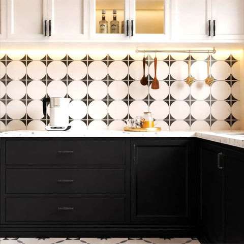 Slick 4 Inch Oil Rubbed Bronze Kitchen Cabinet Handles with Heft Smooth Pulls for Cabinets and Drawers Dark Satin Finish Easy Install Hardware That Makes Your Kitchen Look Sharp as a Pin 10 Pack on black cabinets.