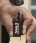 Using a Spring Loaded Hinge Corner Chisel For Quick Square Of Mortises And Lock Faceplates to square a hinge recess with a hammer.