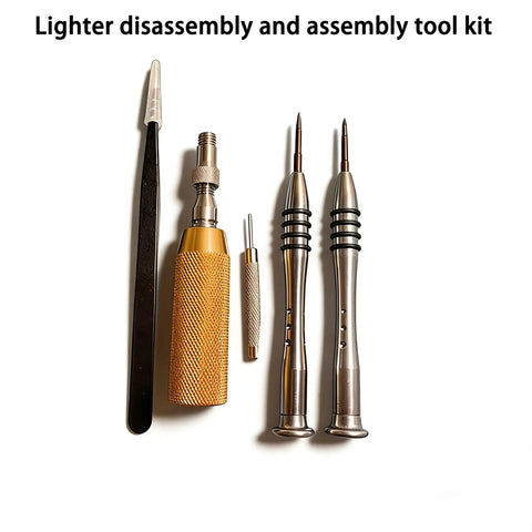 All-In-One Lighter Repair Kit For L2 Gas Valve Disassembly And Seal Replacement Tools Set With Precision Screwdrivers Tweezers