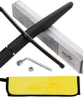 Complete Rear Wiper Arm And Blade Kit Swap For Ford Escape 2013 To 2023 And Explorer 2011 To 2023 with mounting hardware and towel.