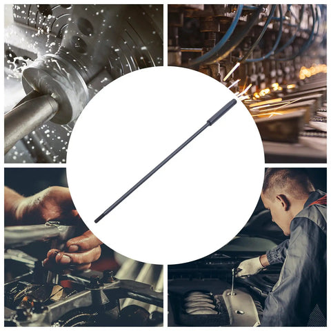Heavy Duty Milling Machine Draw Bar 7/16 Thread R8 for Standard Milling Machines, durable steel tool in workshop use.