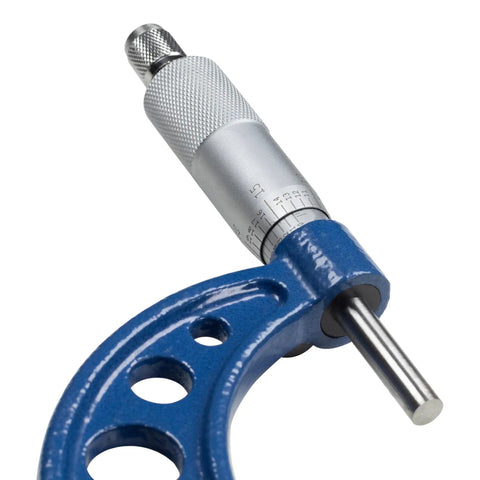 2 To 3 Inch Outside Micrometer With 0.0001 Inch Accuracy Carbide Anvil Laser Etched Scale Durable Satin Chrome Frame