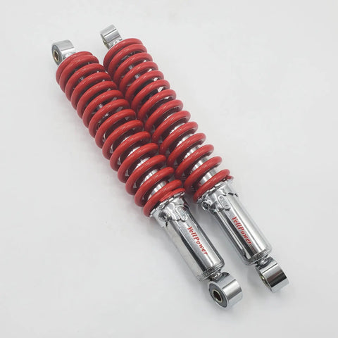 Two Pack Front Adjustable Shock Absorbers For 150cc And 250cc Go Karts, Fits Hammerhead Trailmaster 150 XRS And 150 X, Five Position Damping