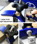 2 Pack Aluminum T-Track Hold-Down Clamps for CNC Router Tables and Masuter Series with large knob for height adjustment