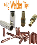 MIG Welder Consumable Kit Loaded With 19 Pieces of Torch Gear,.030 Inch Contact Tips, Gas Diffusers, Gas Nozzles for.030 Wire