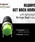 Air Liner Road Insert For Tubeless Ready Road Tires With Run Flat Protection Lightweight Impact Guard Bead Lock