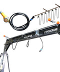 Heavy Duty Gantry Crane 2000 Lbs Portable Electric Hoist And Trolley With Remote For Garage And Workshop shown with attachments