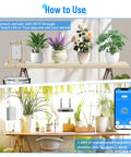 Automatic Plant Watering System For Indoor And Outdoor Use With 2.4GHz WiFi Sprinkler Timer Self Watering Drip Kit setup guide