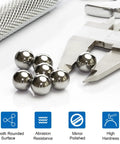 40mm Solid Carbon Steel G1000 Bearing Balls For Bearings Bicycles Casters Automotive Parts And DIY Mirror Polished High Precision 2 Pack with caliper