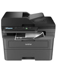 Compact Monochrome 3 In 1 Laser Printer With Copy Scan And Auto Duplex Wireless And Mobile Printing Alexa Compatible No Fuss Small Biz Workhorse For Home Office Use Includes Refresh Trial, front view showing paper tray and control panel.