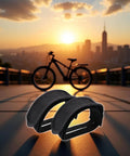 One Pair Black Bike Pedal Straps With Adhesive For Fixed Gear And Regular Bicycles Seure Toe Clip Strap Belt Universal Fit