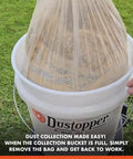Dustopper Turbo Bagger Upgrade Kit For Fein Turbo I And II Dust Collection System, 5-gallon bucket with dust collection bag visible.