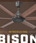 84 Inch Large Room Indoor Ceiling Fan With Sculpted Walnut Blades And Oil Rubbed Bronze Trim showcasing sleek design and smart features.