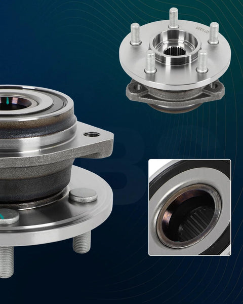 Two Pack Heavy Duty Front Wheel Hub Bearing Replacement Kit Fits 1990 Through 1998 Jeep Cherokee 1990 Through 1992 Jeep Comanche