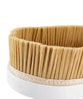 Close-up of 80Mm Spindle Dust Shoe for CNC Routers with nylon bristle brush and ABS base, universal dust cover detail.