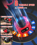 Built Tough As Nails Cordless Angle Grinder Featuring A Brushless Motor And Ten Thousand RPM Speed on variable speed settings.