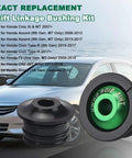Honda Shift Linkage Bushing Kit For Manual Transmission Upgraded Shifter Bushings For Civic Si 2007 And Up Civic Type R 2015 2017 Accord MT 2008 2017 Improve Shifts And Tighten Gear Throw displayed with car image and product specifications