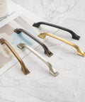 Oil Rubbed Bronze Slick Square Foot Craftsman Cabinet Pull Handles 5 Inch Center To Center Screws 128mm 25 Pack display