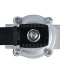 Top view of Beefy 1 Inch Stainless Steel Solenoid Valve 12V DC Normally Closed Electric Valve for Water Air Diesel Systems.