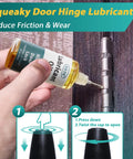 Applying Door Hinge Lubricant And Pivot Oil To Stop Squeaks, Lock, Knife, Scissors And Watch Parts with Needle Oiler