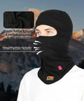 Flame Resistant Balaclava Hood For Welding 7oz Cotton FR Face Mask Arc Rated NFPA 2112 CAT2 Black Knit