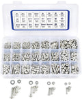 1200-Piece Stainless Steel Machine Screw Set With Storage Case, Phillips Pan Head Screws In 4-40, 6-32, 8-32 And 10-24 Sizes