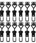 Premium Heavy Duty Black Toggle Latch Clamps For Toolboxes And Metal Cabinets With Quick Release Adjustable Fit And 220 Lbs Holding Capacity Made From Reinforced Iron arranged in a grid orientation.