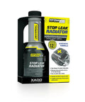 Front view of Stop Leak Radiator Coolant Additive For Cars Seals Leaks Restores Coolant Fluid Prevents Future Leaks Affordable Fix For Gasoline And Diesel Engines 250 Ml Bottle with packaging