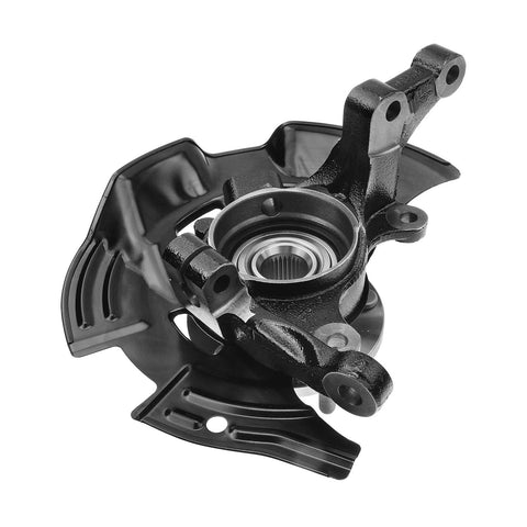 Front Right Steering Knuckle and Wheel Bearing Hub Assembly for Hyundai Sonata 2011 2012 2013 2.0L Without Sport Suspension