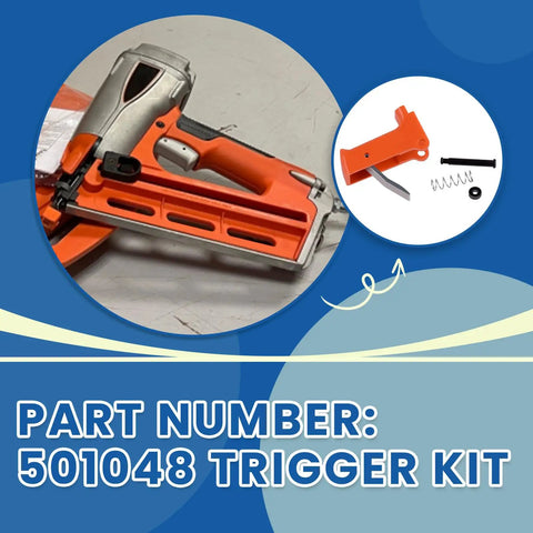 Trigger Assembly For T250A-F16 500910 Angled 16 Gauge Finish Nailer And F350S 501000 PMP Strip Nailer Replacement Kit