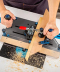Using Half Lap Jig For Woodworking That Makes Tight Clean Joints Easy On Any Router Table Portable Durable Pro Grade Precision Sled
