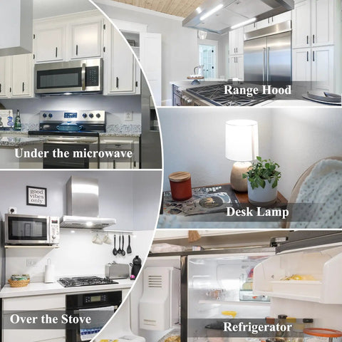E17 LED Bulb Dimmable With No Fuss Dimming For Microwave Light, 400 Lumen Daylight White 5000K used in various home lighting applications.