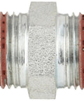 Heavy-Duty 3/8-Inch NPT Male Hydraulic Nipple Fitting For High Pressure Systems Up To 10 000 PSI Durable Metal Construction