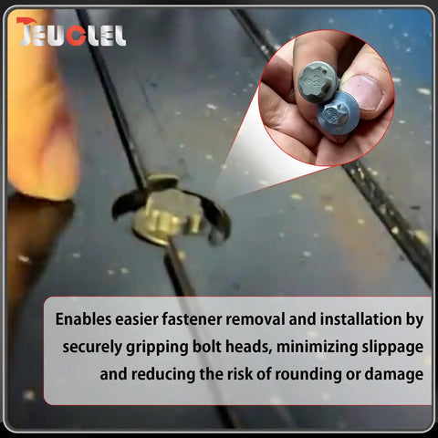 Heavy Duty One Half Drive Ep24 E Torx Plus Socket Six Point Female External construction gripping ragged bolt for easy removal.