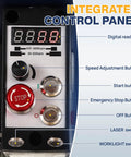 Control panel of 10 Inch Benchtop Drill Press With Variable Speed From 50 To 3000 RPM Cast Iron Table And Base 6.2 Amp Motor