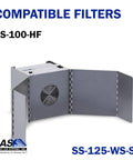 Portable Benchtop Solder Fume Extractor For Soldering Jewelry Making And Crafting With ESD Safe Base And Optional Wings.