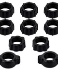 10 pcs tightening nuts for car mounts 17mm ball joint adapters replacement ring set for phone DVR camcorder wireless charger
